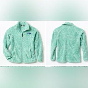 The North Face Girls Mint Green Fleece Jacket – Size Small (7/8)